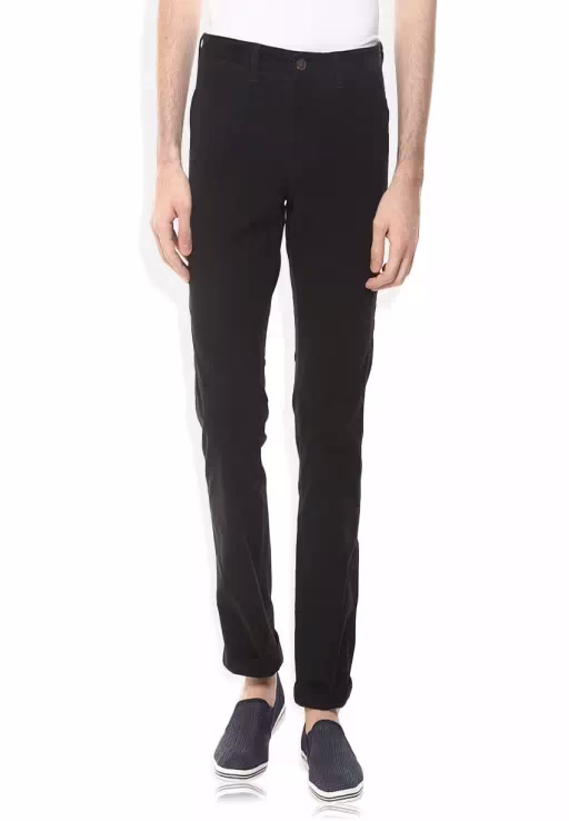 Seasons Black Slim Fit Trouser