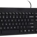 Zebronics ZEB-K4000M USB Wired Keyboard with 107 Keys, Silent Operation, Chiclet Keypad, Multimedia Keys, Gold Plated Wired USB Desktop Keyboard??(Black)