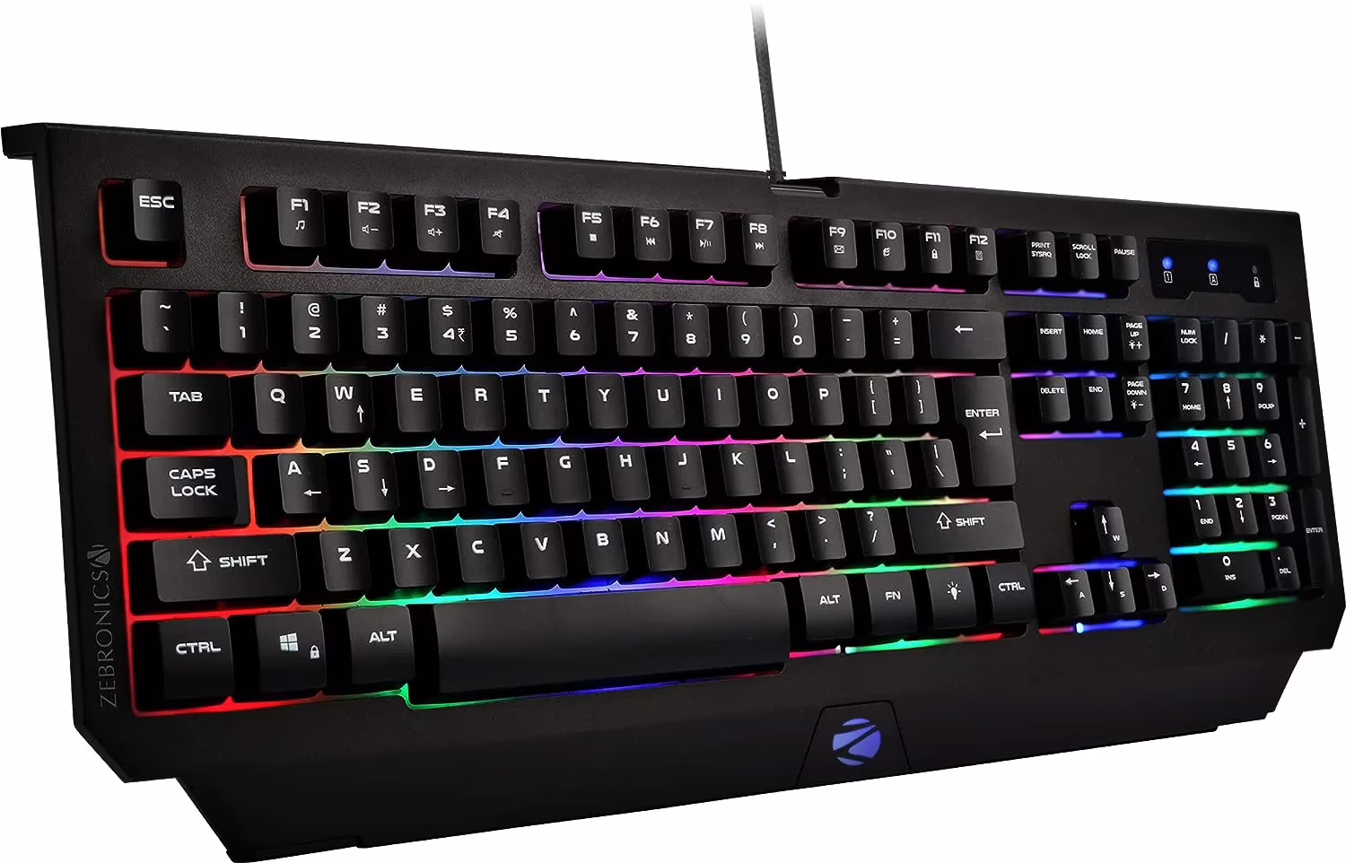 Zebronics Zeb-Transformer K2 Wired USB Gaming Keyboard??(Black)
