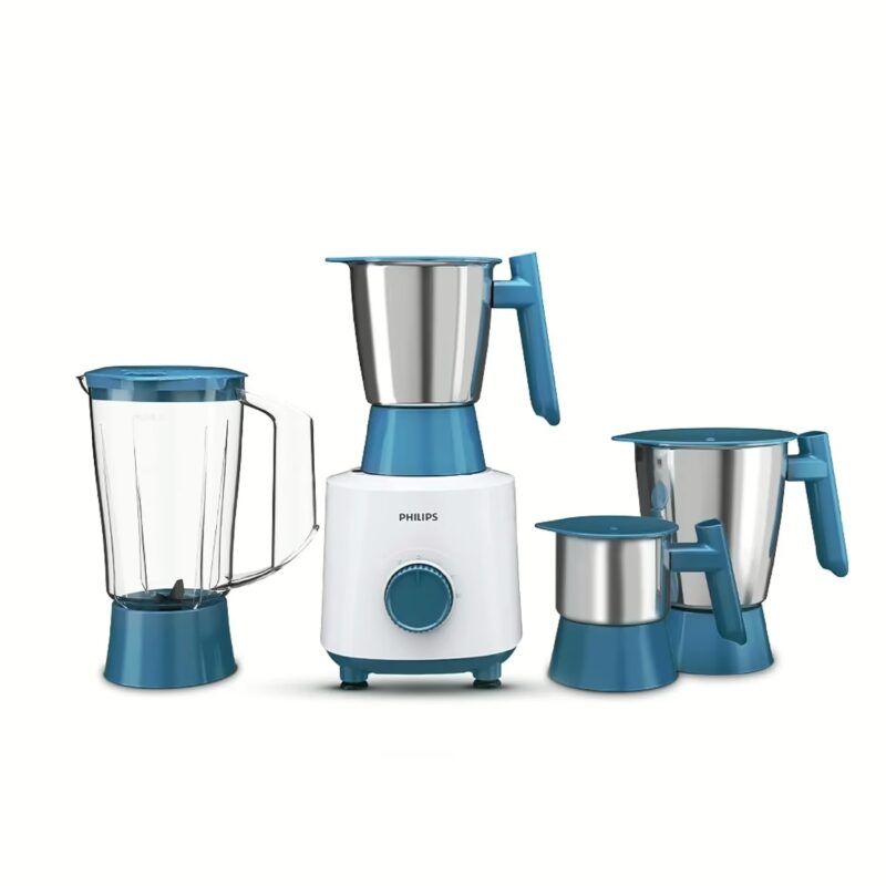 Philips HL7536/01 500 W Mixer Grinder (4 Jars, Blue)