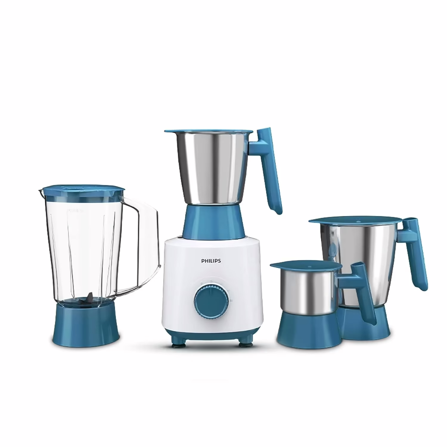 Philips HL7536/01 500 W Mixer Grinder (4 Jars, Blue)