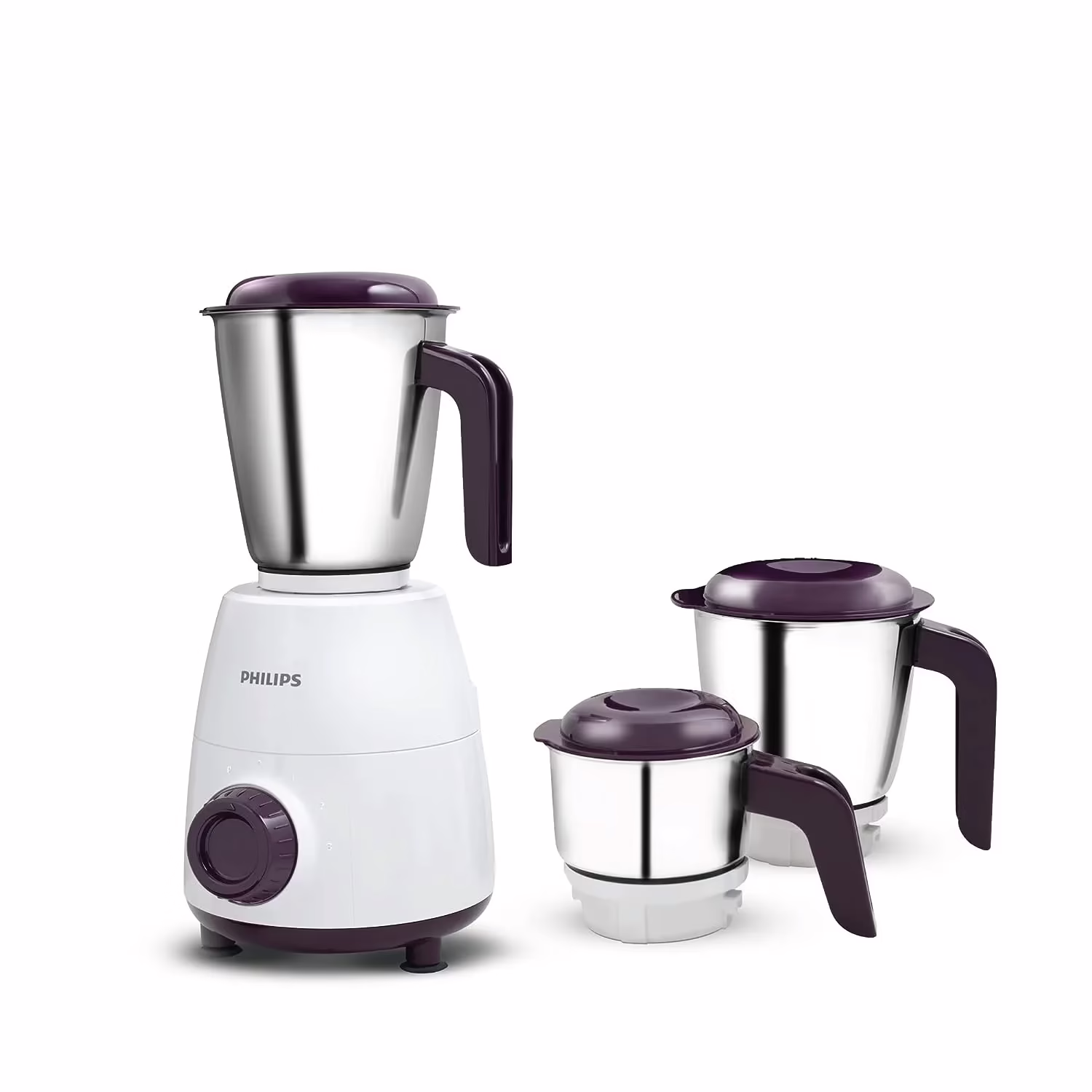 Philips HL7505/00 Daily Collection 500 Mixer Grinder (3 Jars, White)
