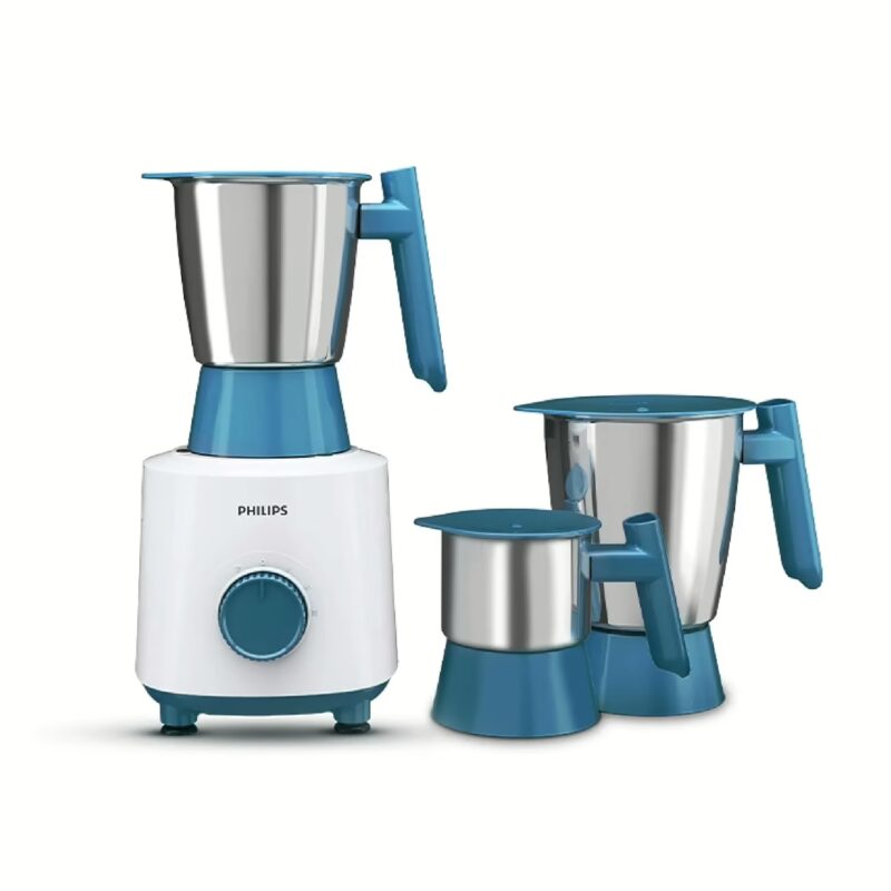 Philips HL7535/01 Mixer Grinder 500 Mixer Grinder (3 Jars, White, Blue)