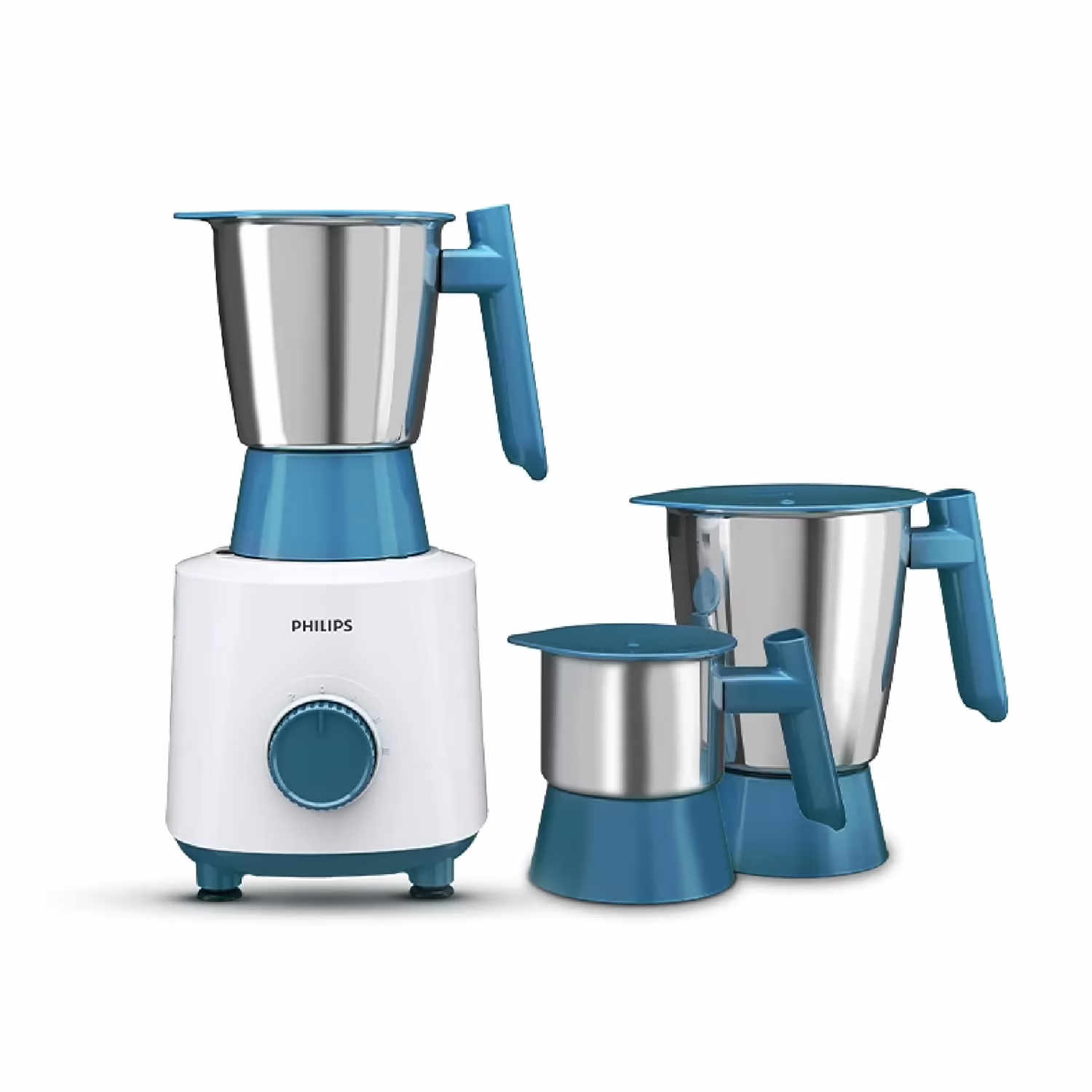 Philips HL7535/01 Mixer Grinder 500 Mixer Grinder (3 Jars, White, Blue)
