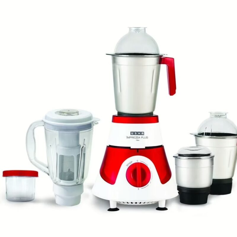 Usha Imprezza Pus- MG 3775 (5 Jar) Mixer Grinder 750 W Juicer Mixer Grinder (5 Jars, Multicolor)