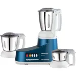 Panasonic MX-AC300S (BLUE) 300S BLUE 550 Mixer Grinder (3 Jars, Blue)