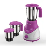 Crompton questa dlx Mixer Grinder with MaxiGrind with 5 year warranty 500 Mixer Grinder (3 Jars, White, Purple)
