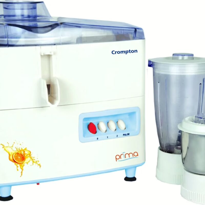 Crompton by Crompton prima CG- RJ PLUS rj plus 450 W Juicer Mixer Grinder (2 Jars, White & blue)