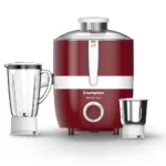 Crompton Fresh-Mix FRESH MIX 500 Juicer Mixer Grinder (2 Jars, White, Red)