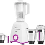 Havells GHFMGDVV075 Klassic 750 W Juicer Mixer Grinder (4 Jars, White - Lavender)