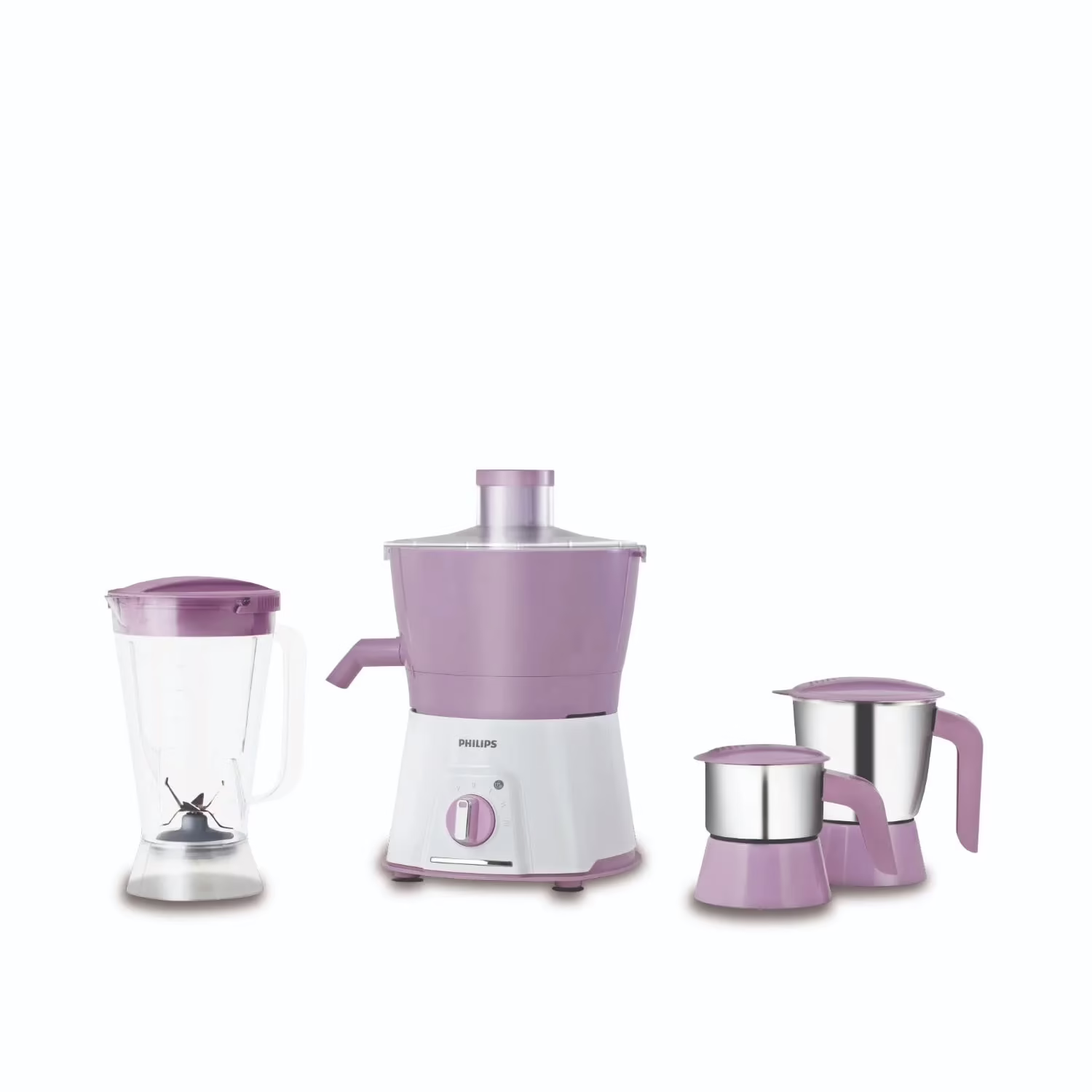 Philips HL7581 Avenger 600 Juicer Mixer Grinder (3 Jars, Pink)