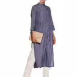 Cida Stylish Blue Women Long Kurti