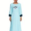 Cida Stylish Blue Straight Kurti - Image 3