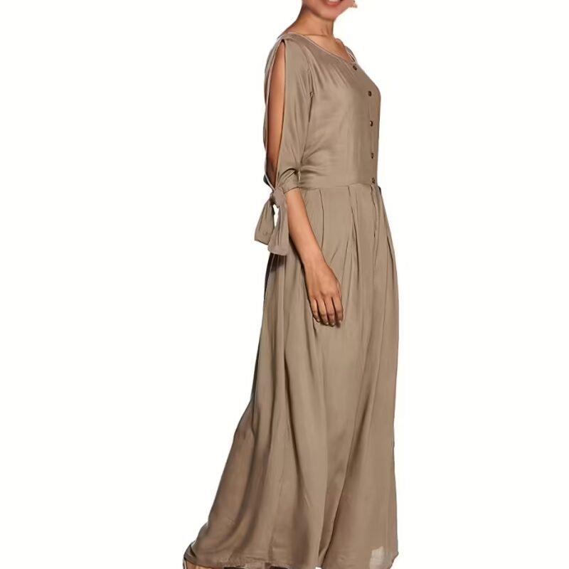 Cida Stylish Brown Women Long Kurti