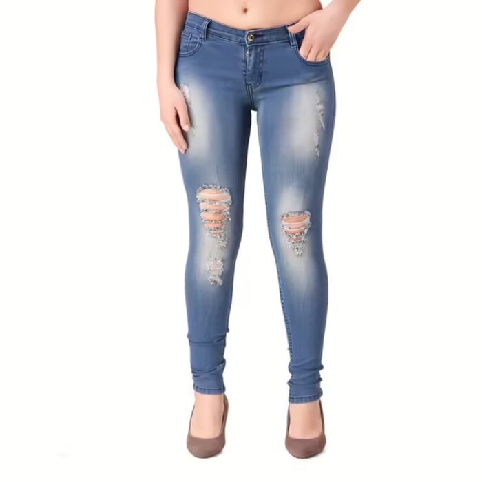 Seasons Blue Shaded Voguish Denim Jeans