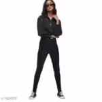 Comfy Stylish Women's Efficient Dobby Jeans