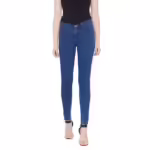 Blue Women's Slim Fit Cotton Jeans