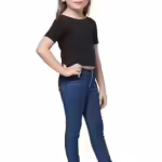 Girls Blue Denim Casual Comfortable Jeans