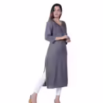 Aakarsha Voguish Grey Kurtis