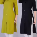 Combo Pack 2 Cotton Slub Kurti For Women