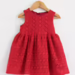Classy Maroon Girls Summer Frocks