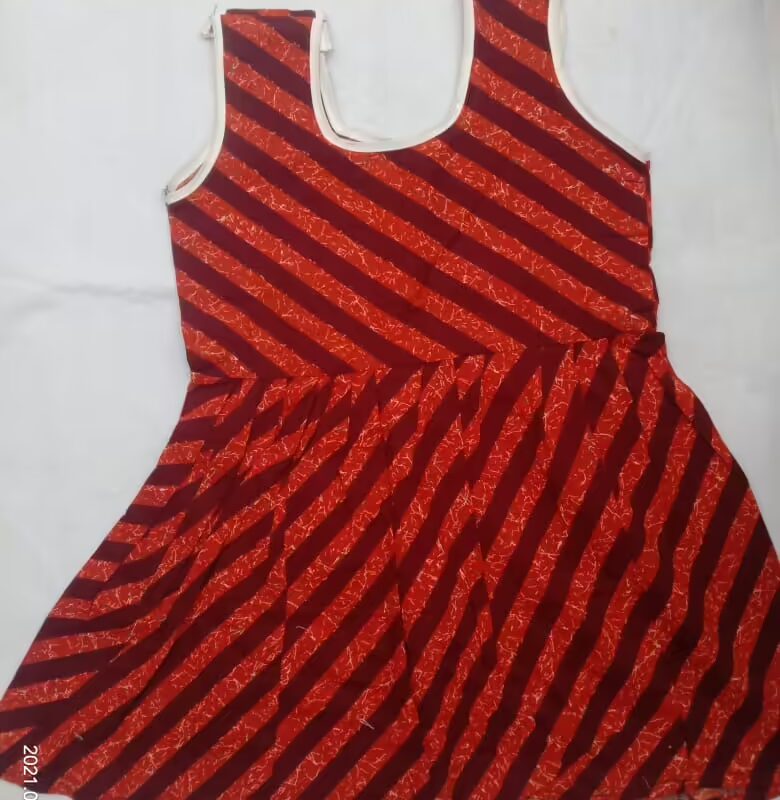 Best Maroon Printed Kids Dress