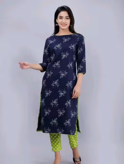 Alisha Superior Navy Women Kurta Sets