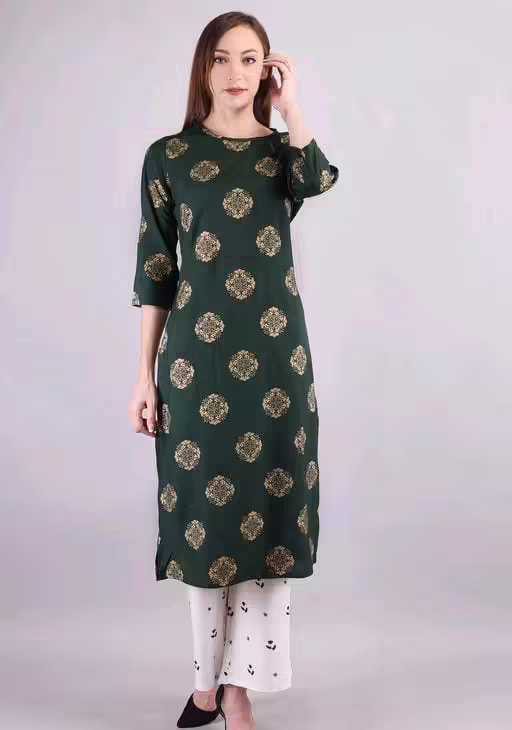 Banita Multi Printed Women Rayon Kurta Sets