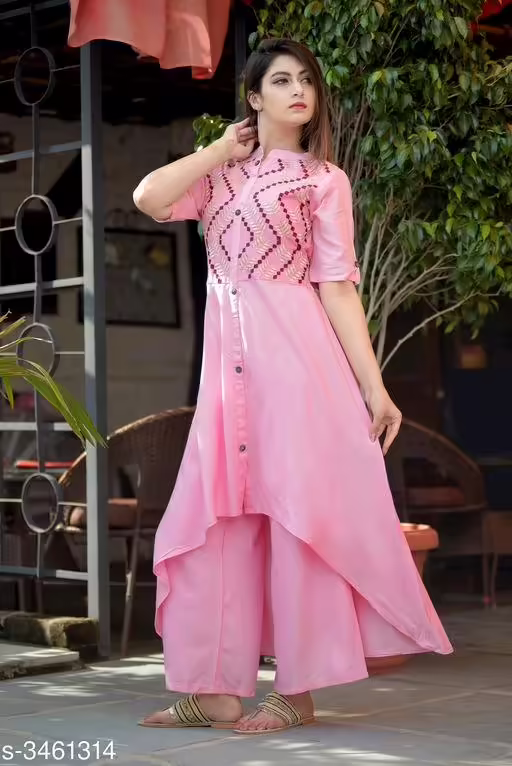 Seasons Classy Pink Womens Kurta Sets