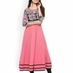 Designer Coral Printed Women Kurti