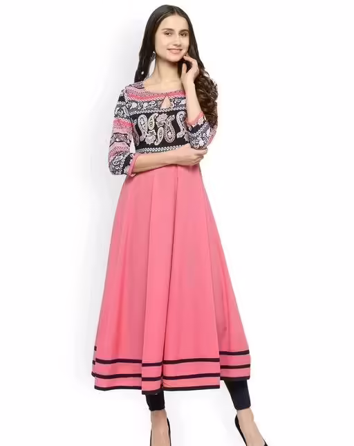 Designer Coral Printed Women Kurti