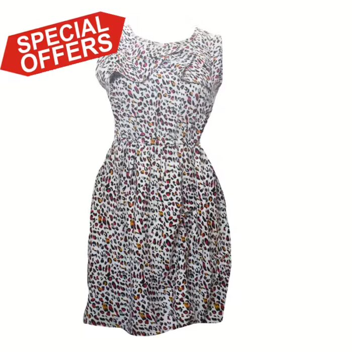 60% Off Women Animal Print Dress