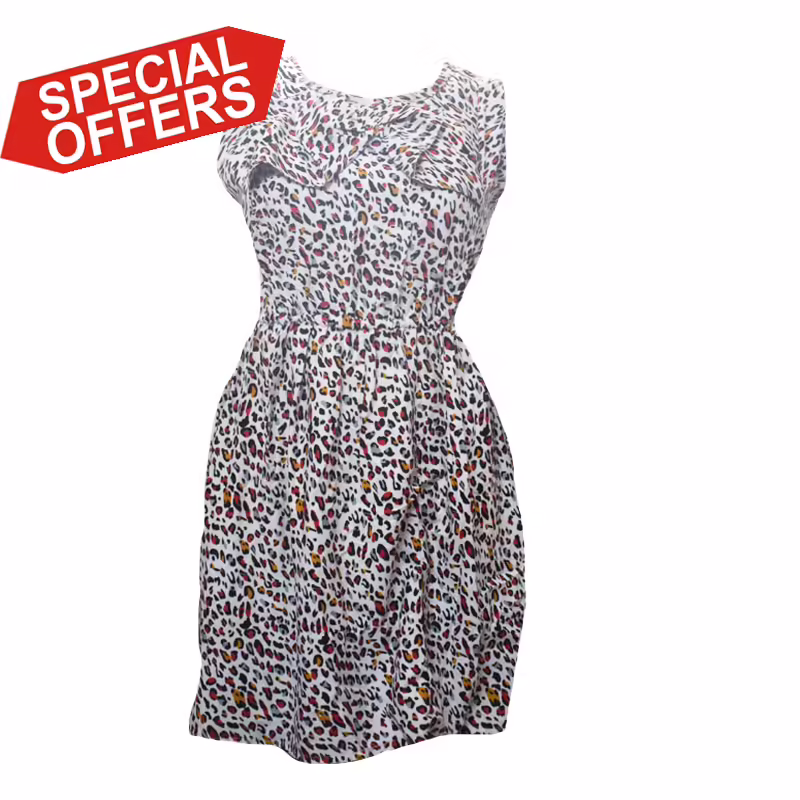 60% Off Women Animal Print Dress