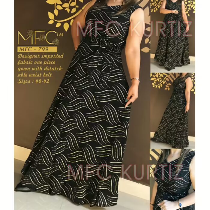 Seasons Designer Women One Piece Grown