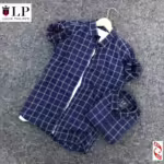 Designer Blue Men Twill Regular Fit Shirt