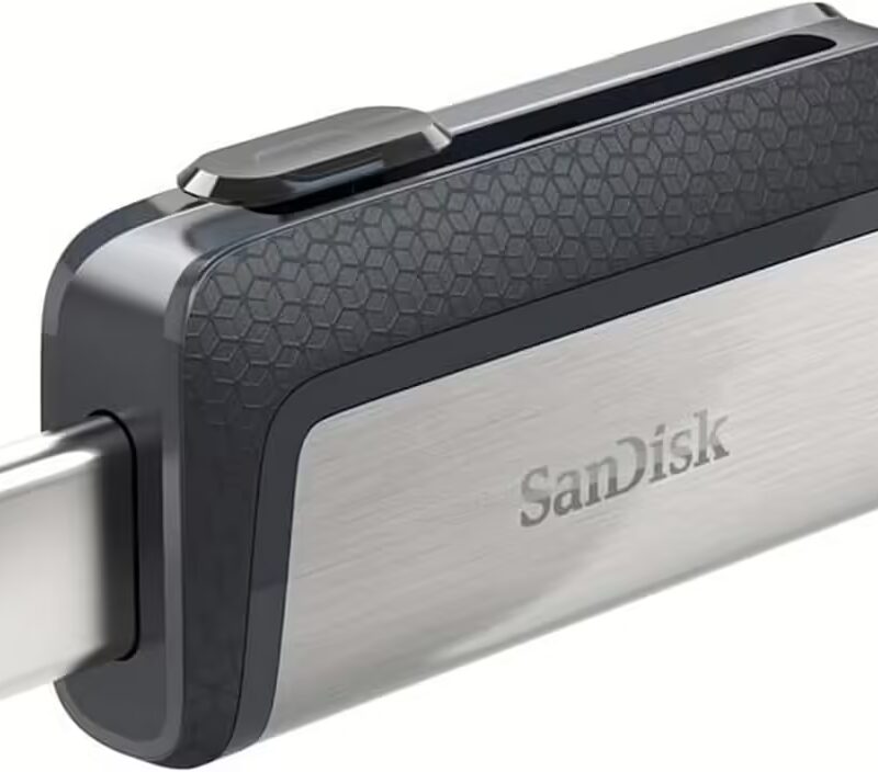 SanDisk SDDDC2-128G-I35 128 GB OTG Drive??(Silver, Black, Type A to Type C)
