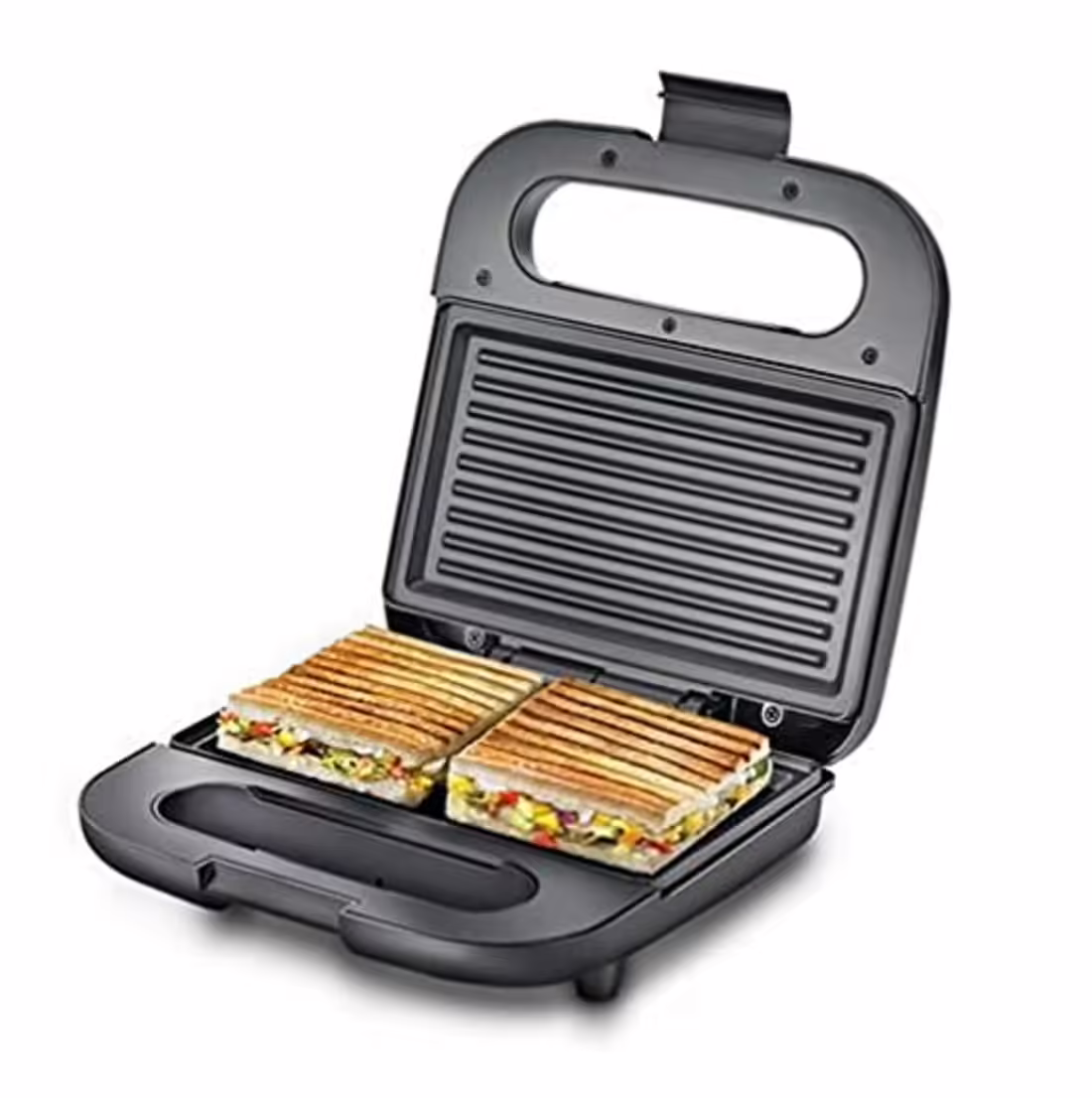 Prestige PGDP 01 Sandwich Toaster with Fixed Grill Plates Grill (Black)