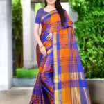 Aakarsha Cotton Silk Multi Check Sarees