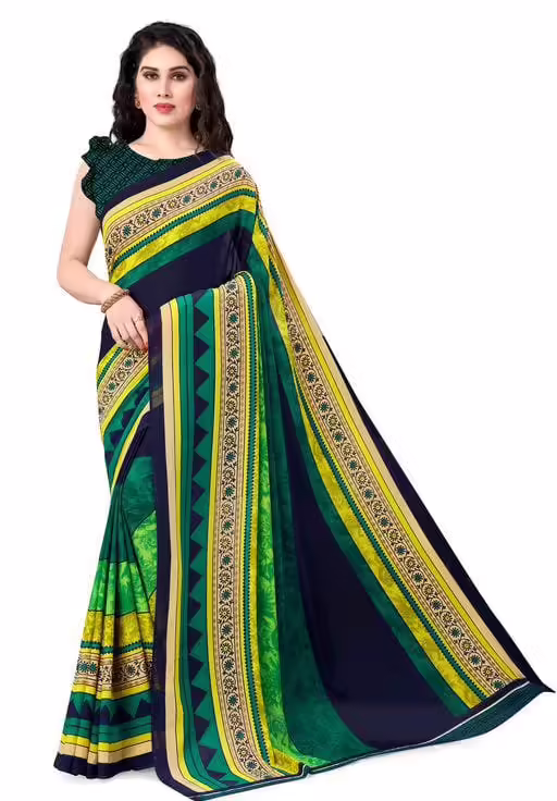 Classy Jivika Georgette Multi Printed Sarees