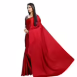 Chitrarekha Superior Maroon Satin Sarees