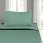 Seasons Aqua Green Bedsheets for Single Bed & 1 Pillow Covers