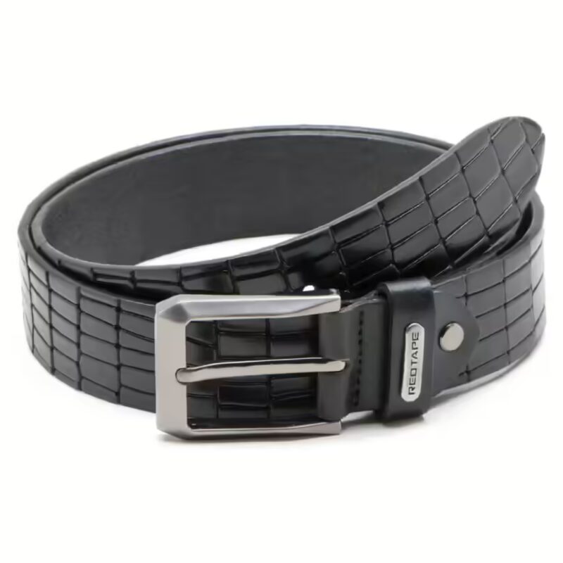 Black Leather Casual Belts