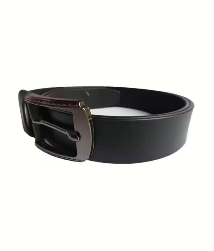 Black Leather Belt for Men