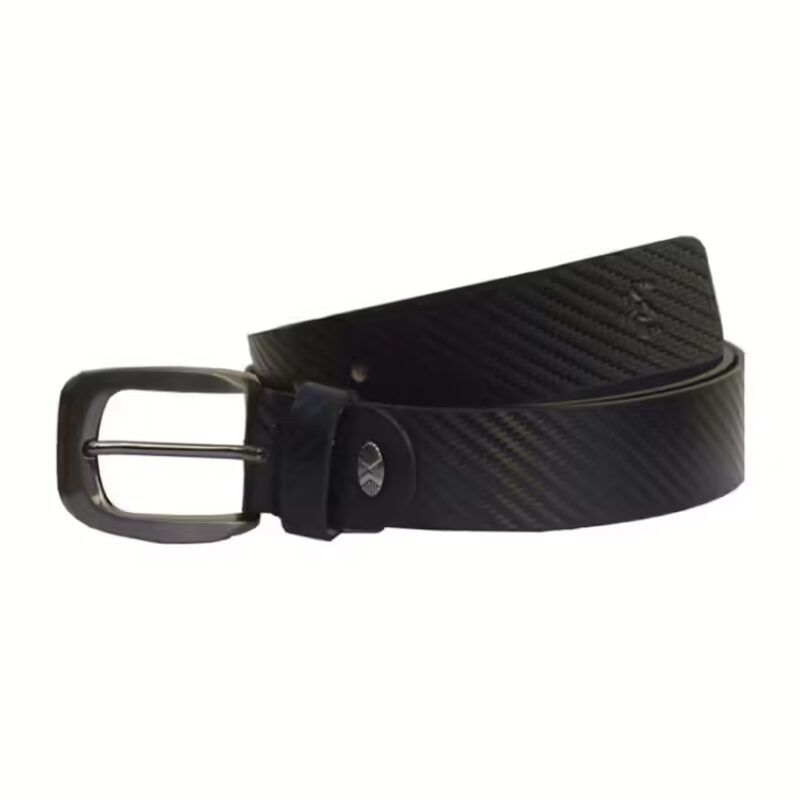 Black Italian Leather Belt