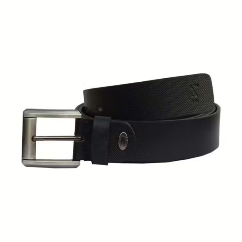 Black Italian Leather Belt