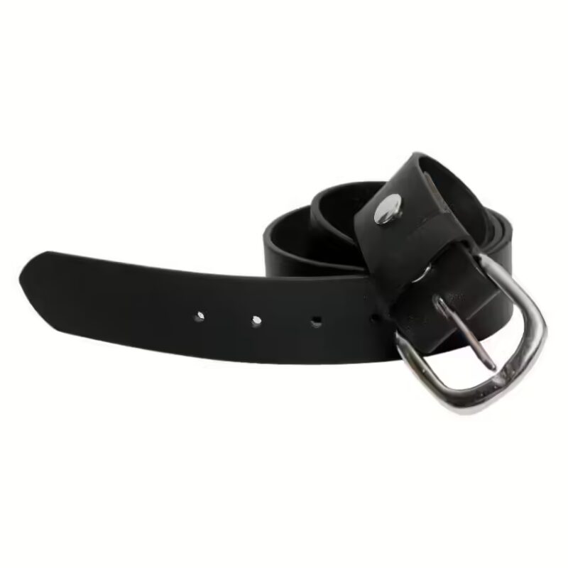 Leather Goods Black Leather Formal Belts