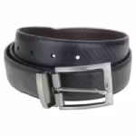Black and Brown Formal Reversible Belt for Men