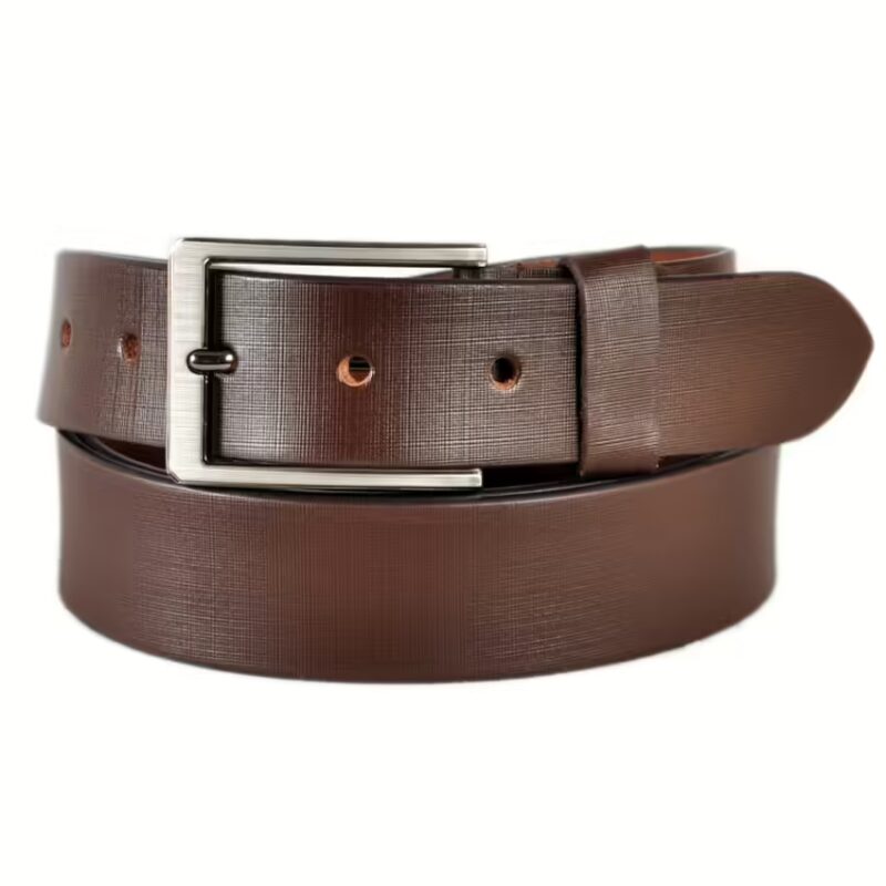 Brown Leather Belt For Men