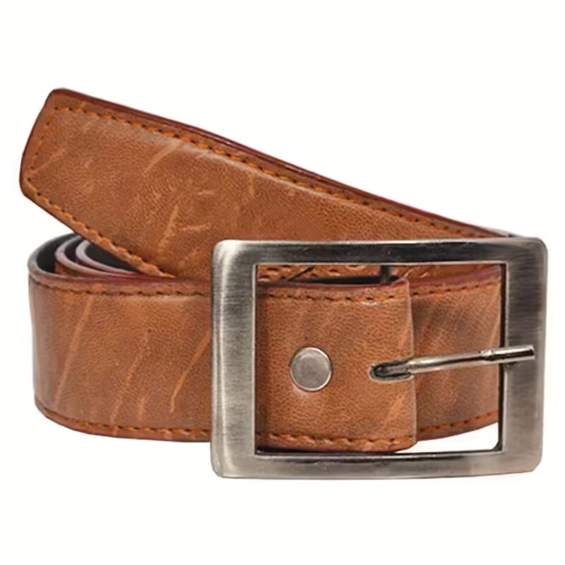 Brown PU Casual Belts