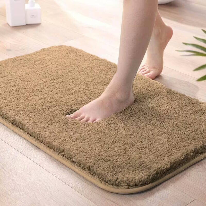 Seasons Bath Mat Super Soft Non Slip Vegas Mats for Bathroom, Kitchen, Bedroom, and Door (40x60 cm, Gold) Pack of 1